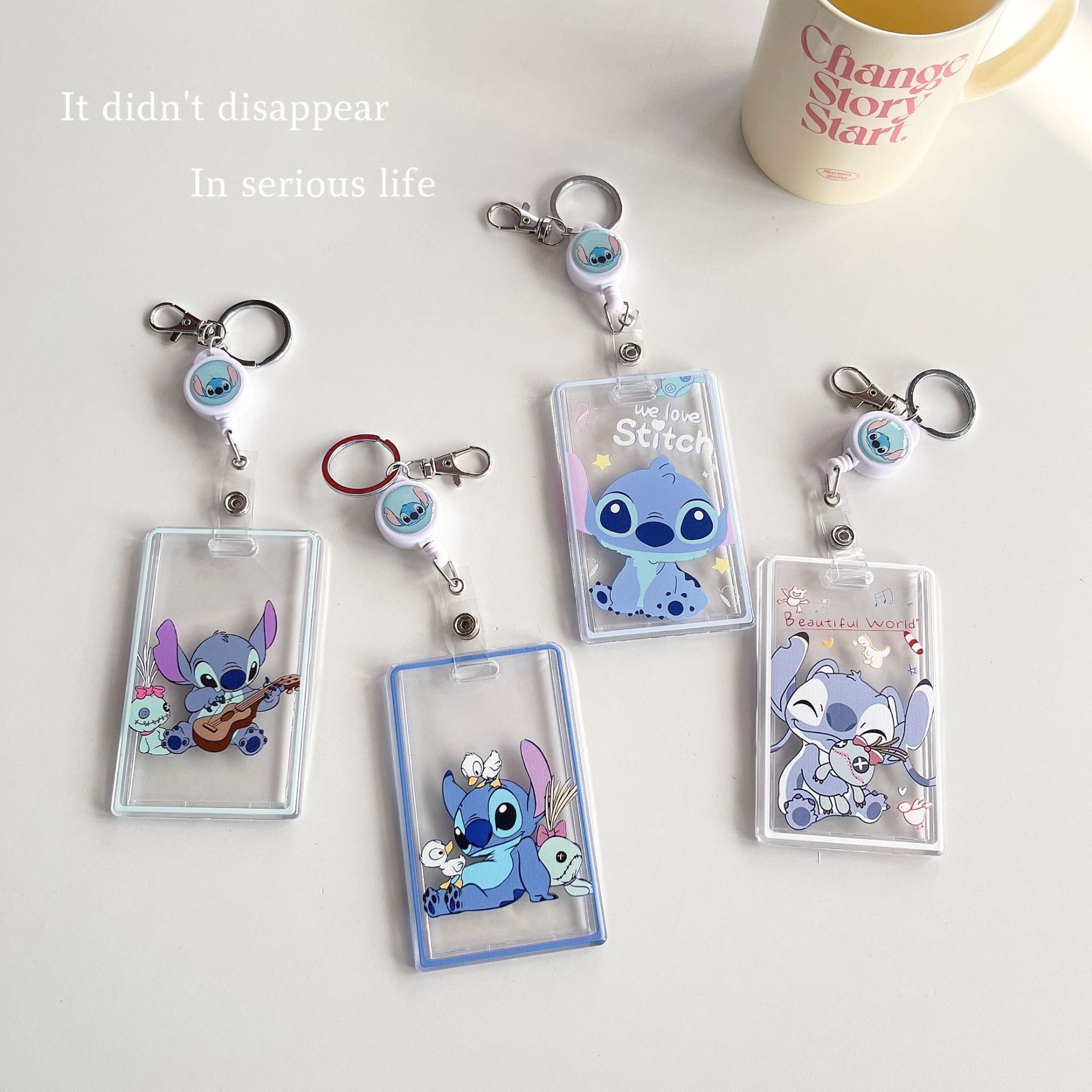 New Stitch Card Holder Keychai - Reel Cover ulasan dan harga