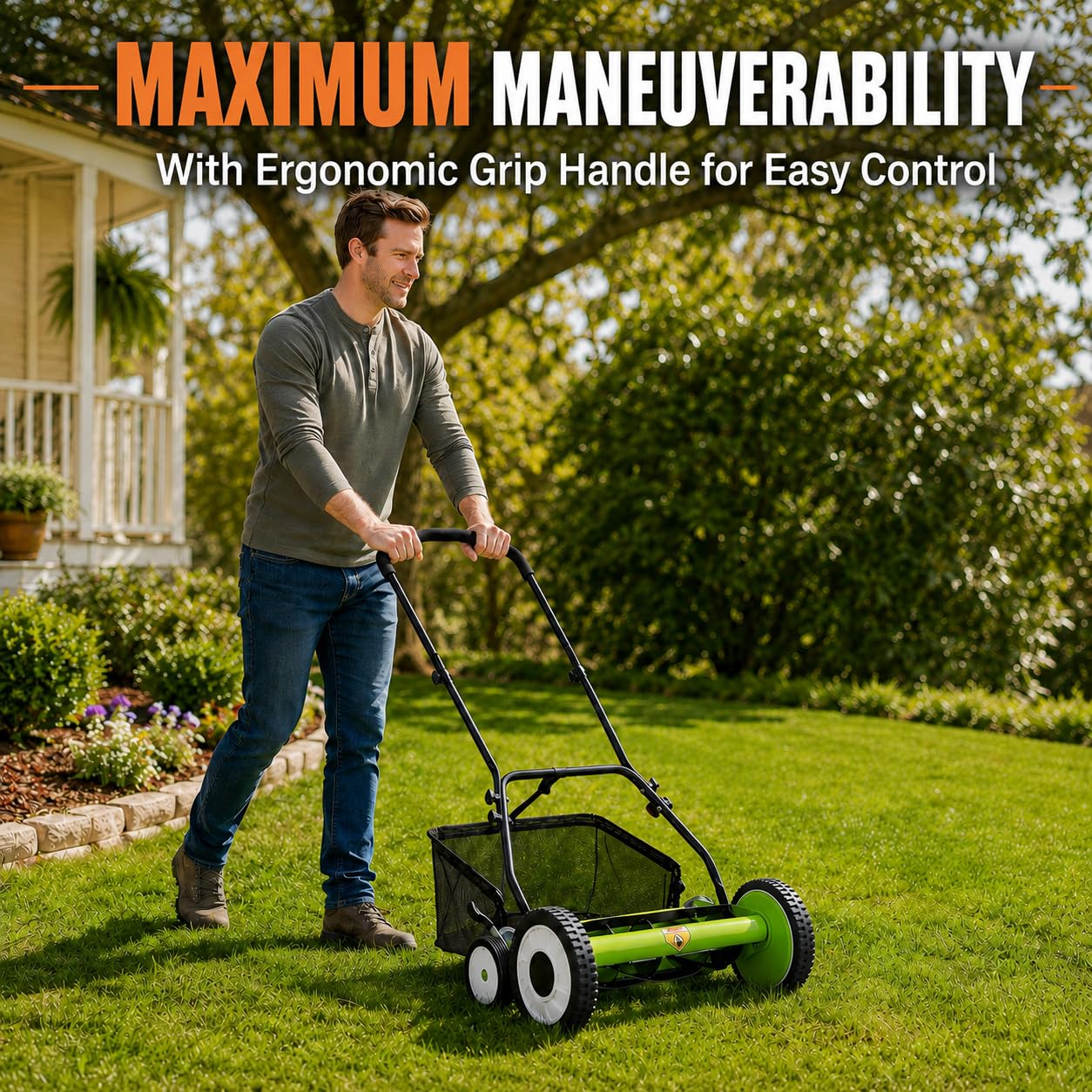 18 Inch Push Reel Lawn Mower,  - Conventional Reel ulasan dan harga
